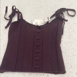 Women's Purple Knit Top